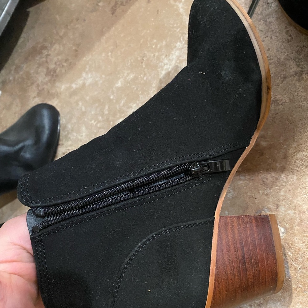 Black ankle boots